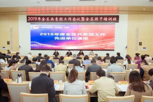 全區共青團工作會議召開  武漢體育中心獲得“共青團工作先進單位”稱號(圖1)