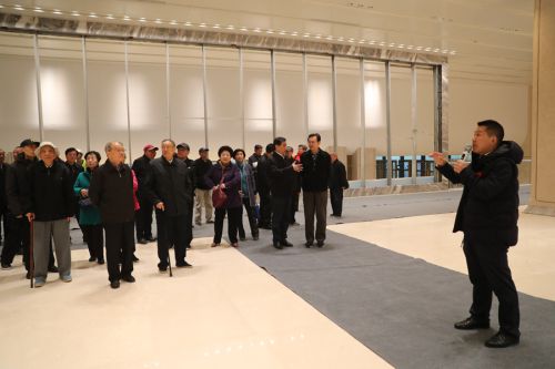 市老領(lǐng)導參觀考察武漢體育中心(圖4)