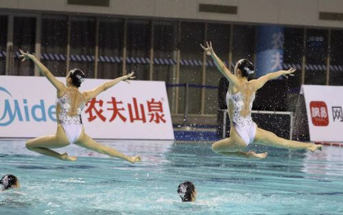 “水上芭蕾”究竟有多美？全國花樣游泳錦標賽武漢“綻放”（附精美圖集）(圖11)